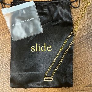 Slide Jewelry Gold Necklace